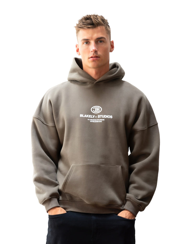 Mercer Relaxed Hoodie - Khaki Brown