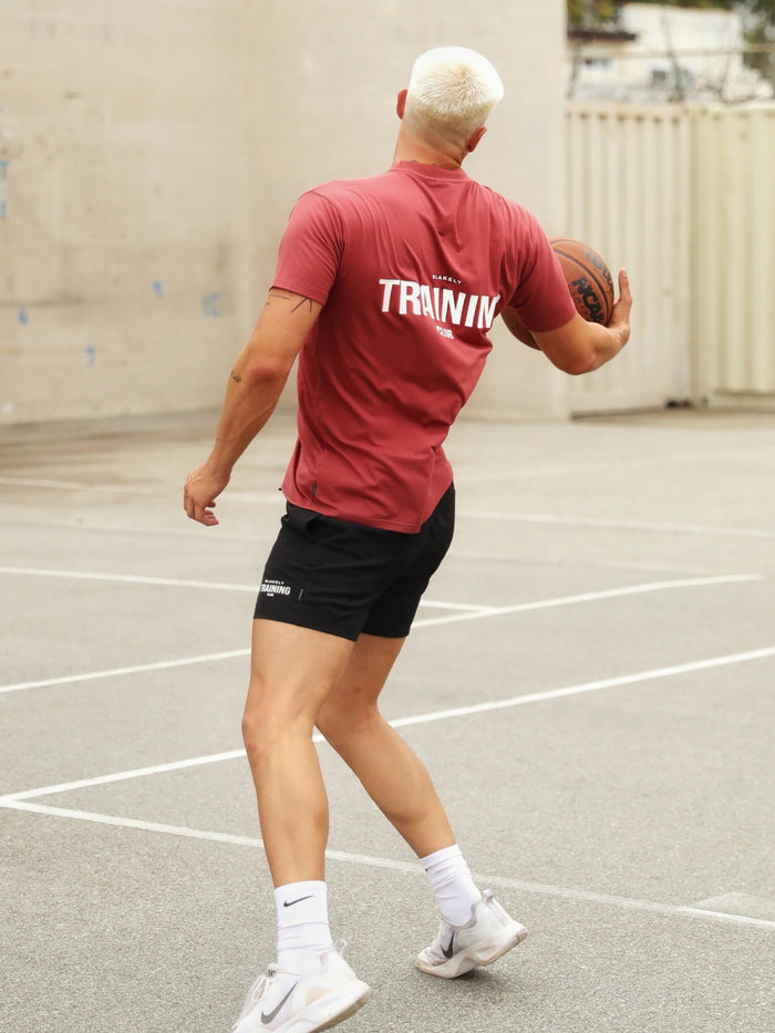 Relaxed Training T-Shirt - Rust Red