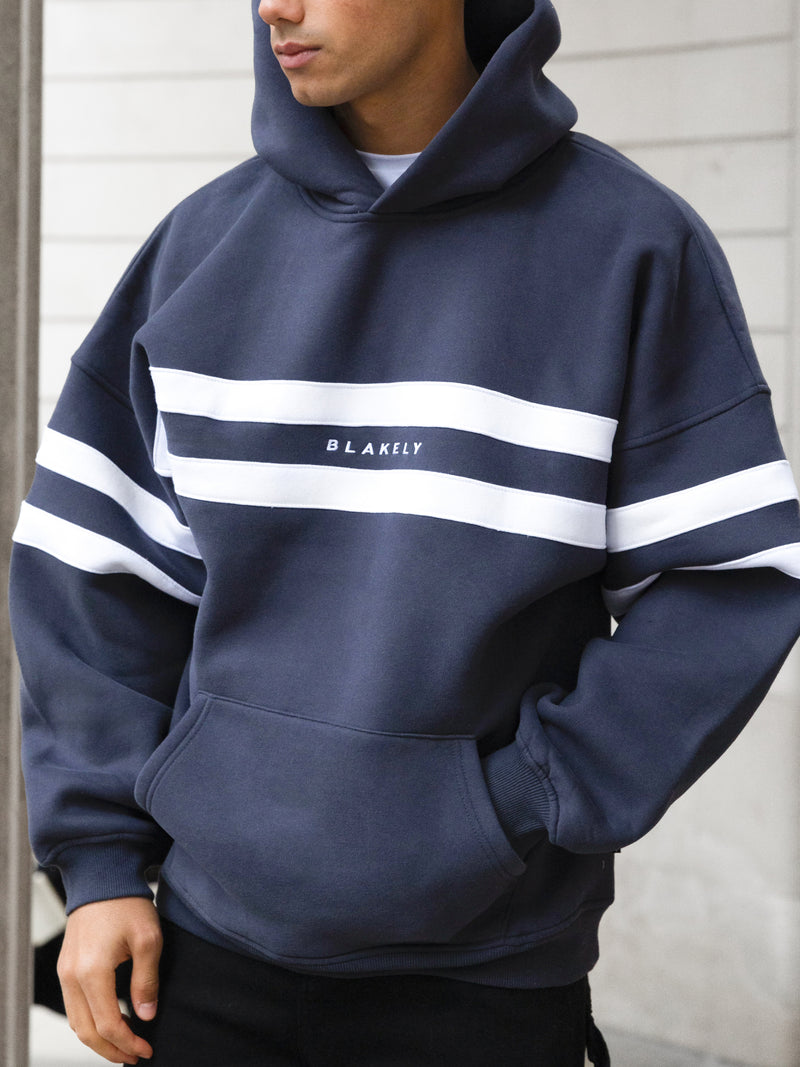 Noah Relaxed Hoodie - True Navy