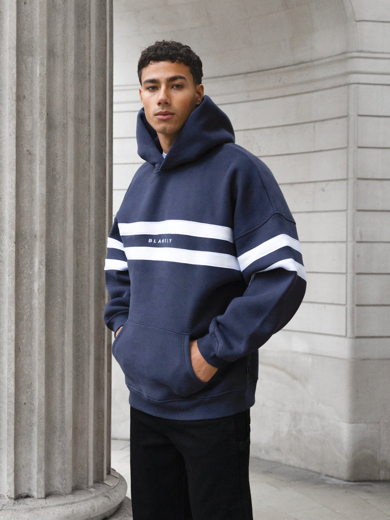 Noah Relaxed Hoodie - True Navy