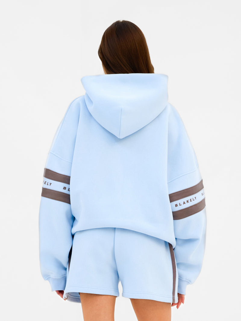 Lily Oversized Hoodie - Powder Blue