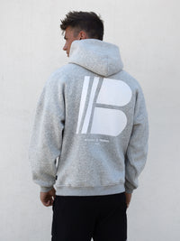 Apex Relaxed Hoodie - Marl Grey