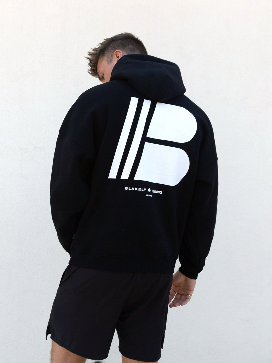 Apex Relaxed Hoodie - Black