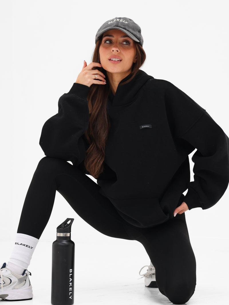 Olivia Oversized Hoodie - Black