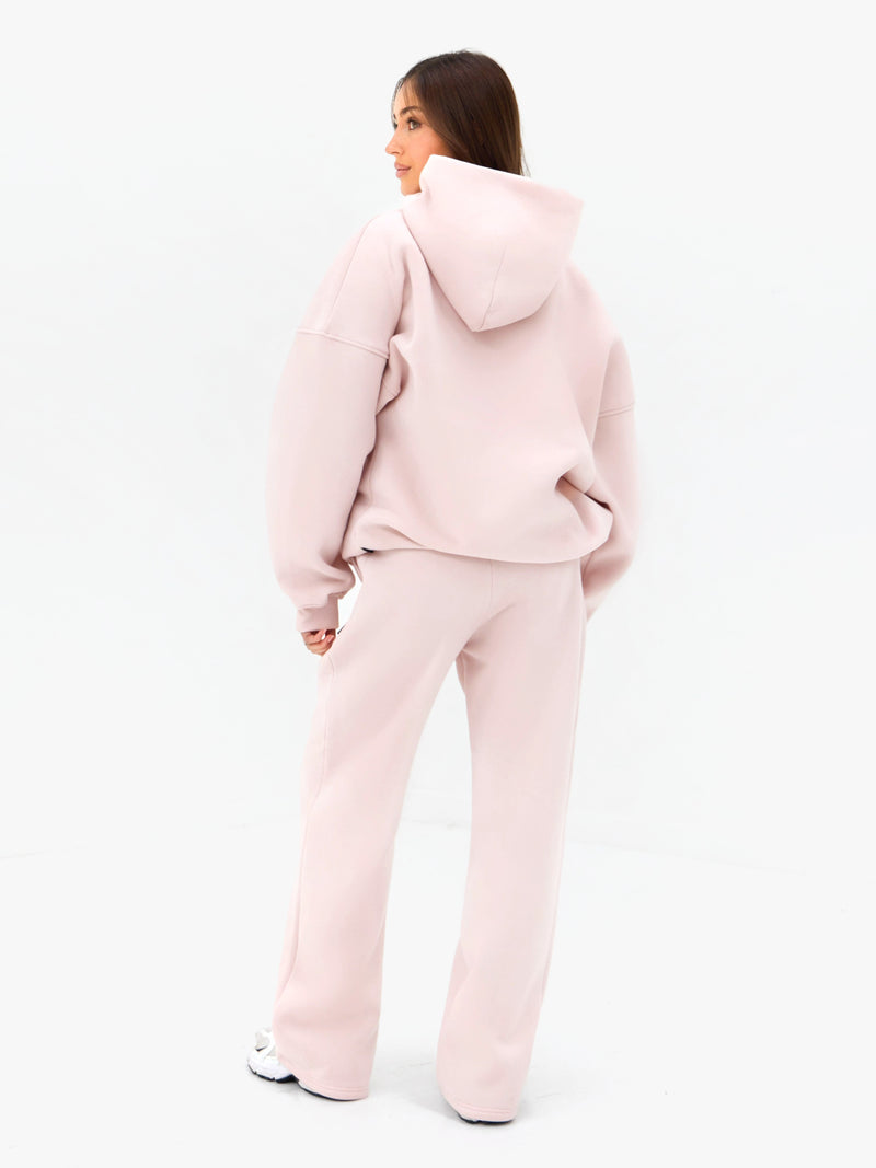 Outline Heritage Oversized Hoodie  - Ballet Pink