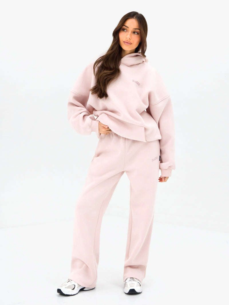 Outline Heritage Oversized Hoodie  - Ballet Pink