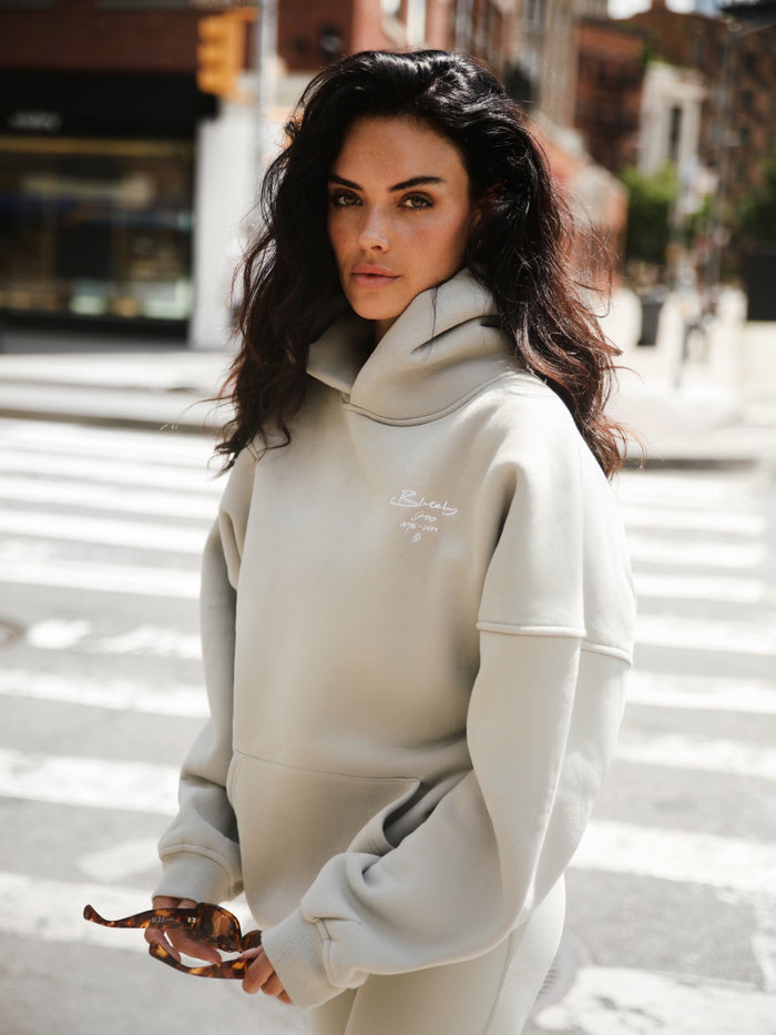 Soho Script Hoodie - Grey