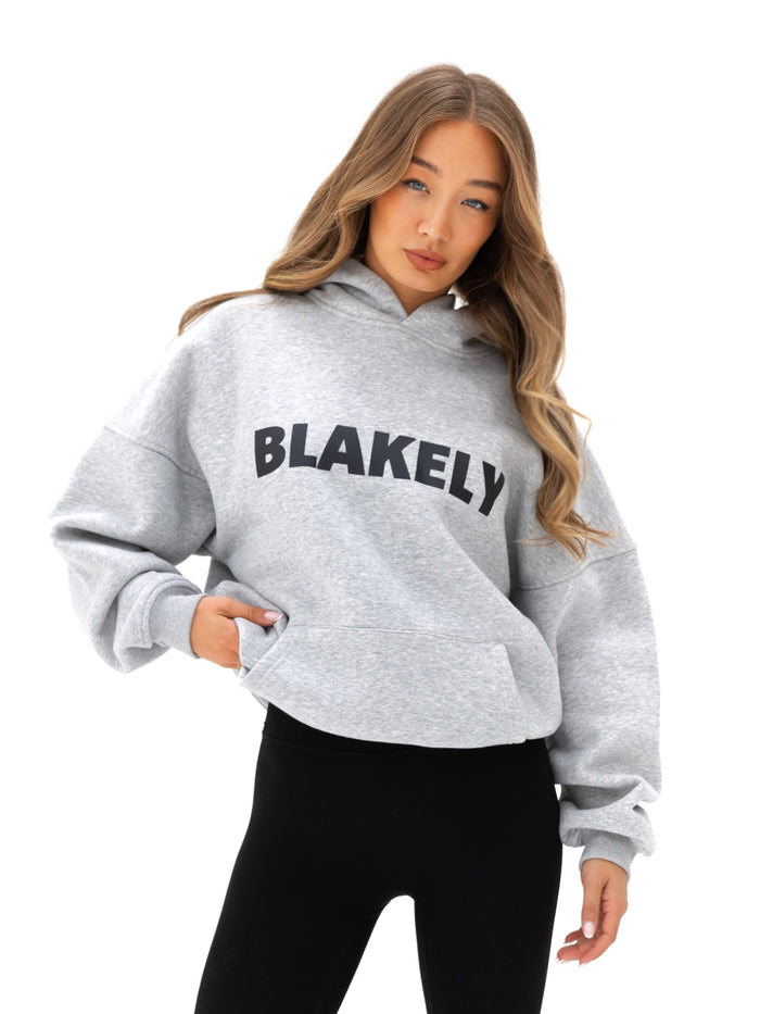 Studio Oversized Hoodie - Marl Grey