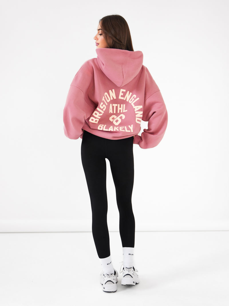 Briston Oversized Hoodie - Warm Rose