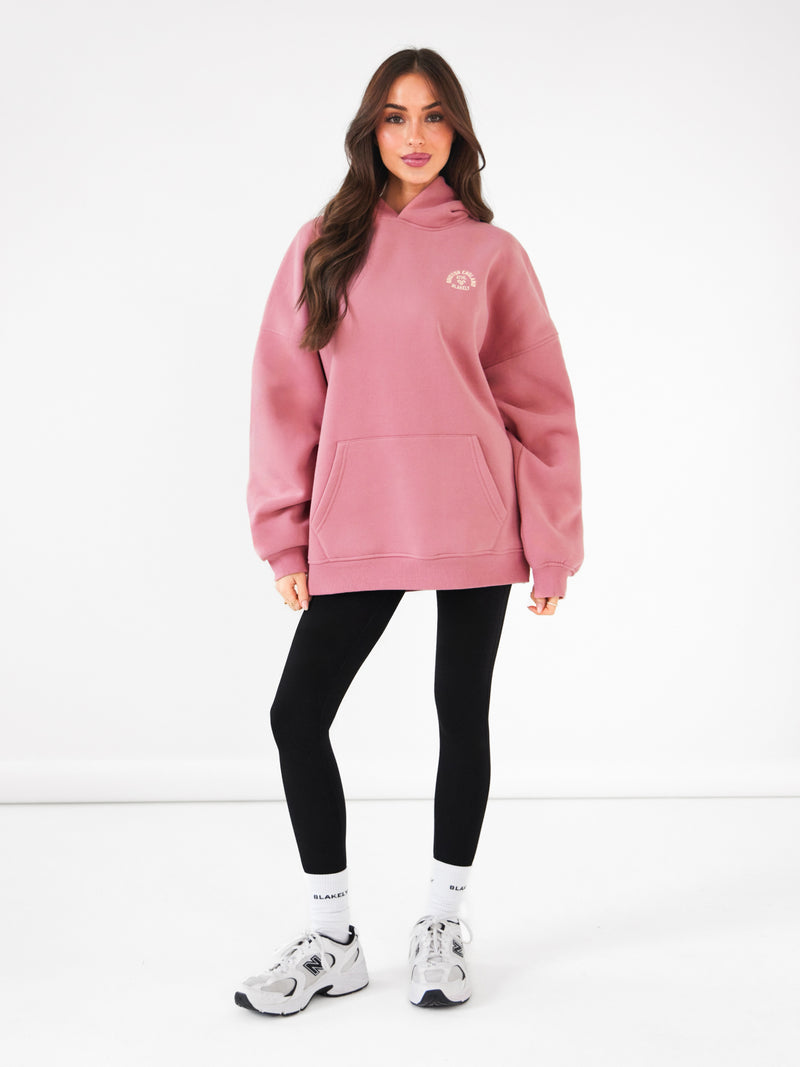 Briston Oversized Hoodie - Warm Rose
