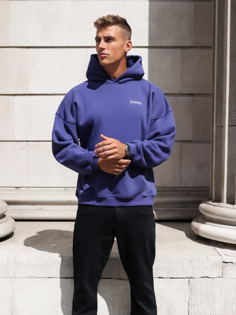 Iver Relaxed Hoodie - Bold Purple