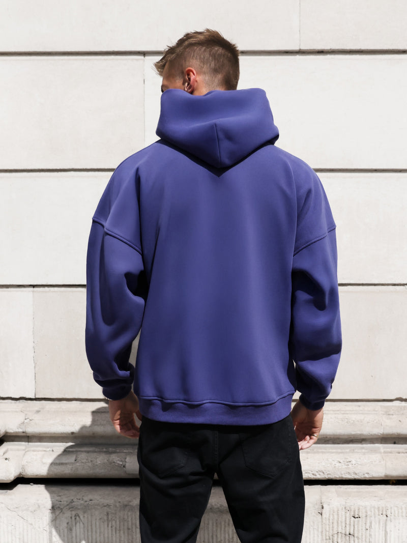 Iver Relaxed Hoodie - Bold Purple