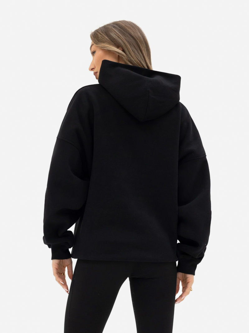 Freya Oversized Hoodie - Black