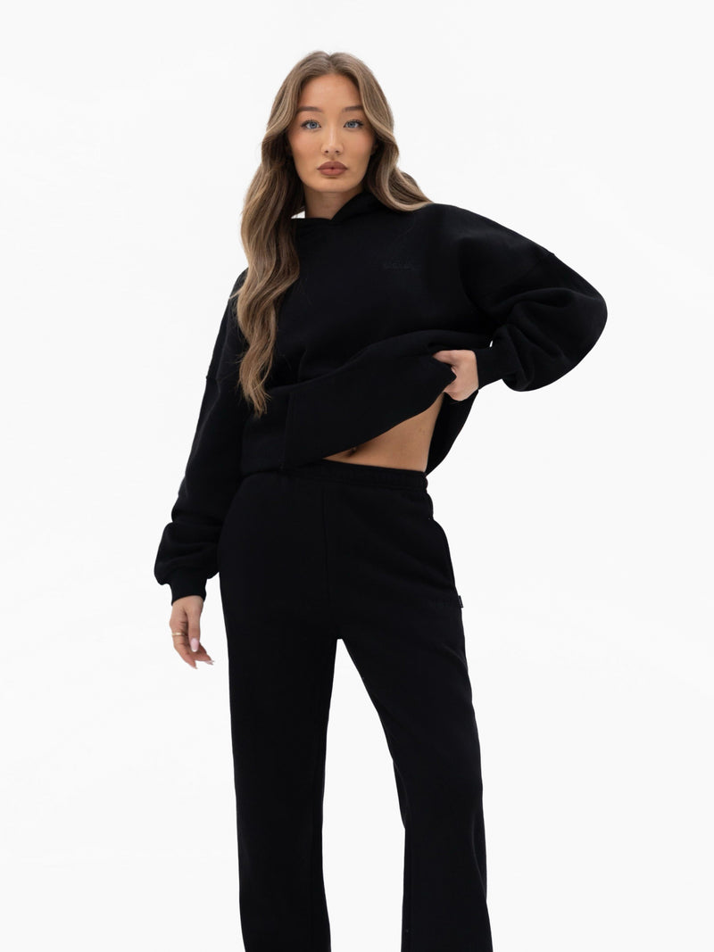 Freya Oversized Hoodie - Black
