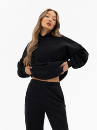 Freya Oversized Hoodie - Black