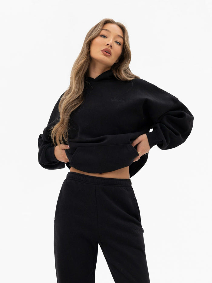 Freya Oversized Hoodie - Black