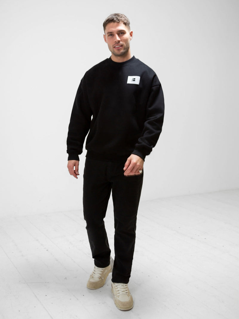 Apex Label Sweater - Black