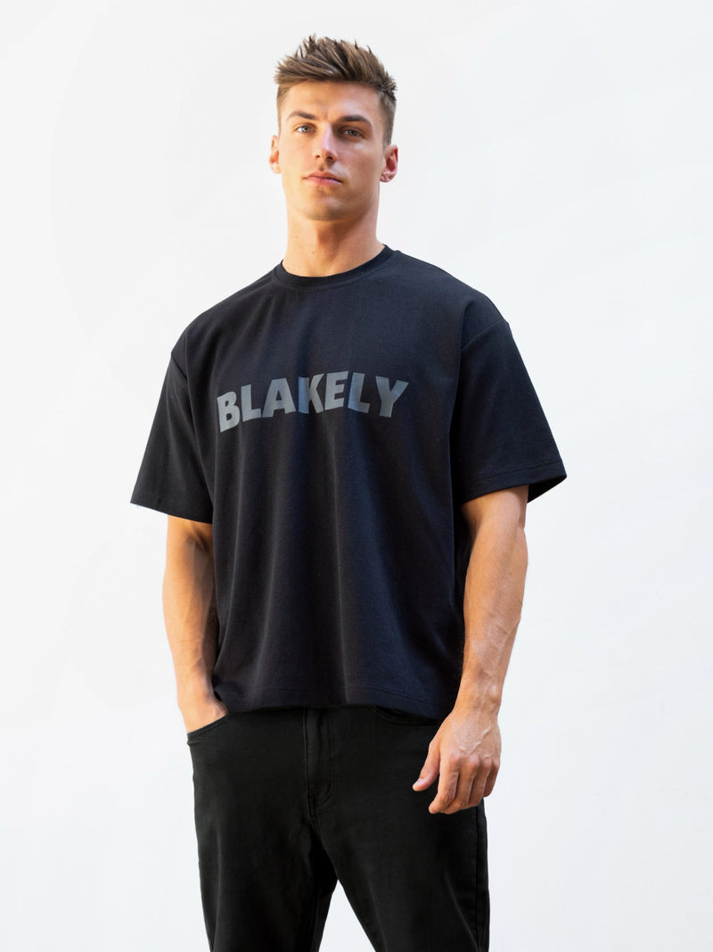 Studio Unfitted T-Shirt - Tonal Black