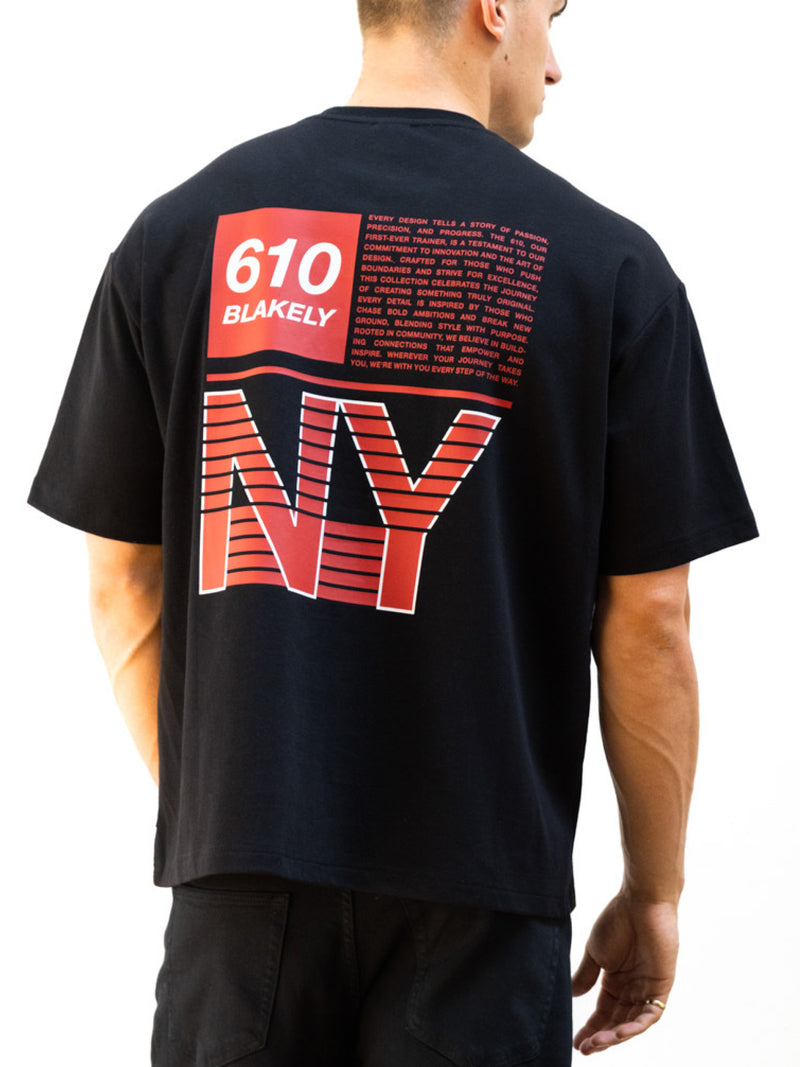 Tribeca 610 Unfitted T-Shirt - Black