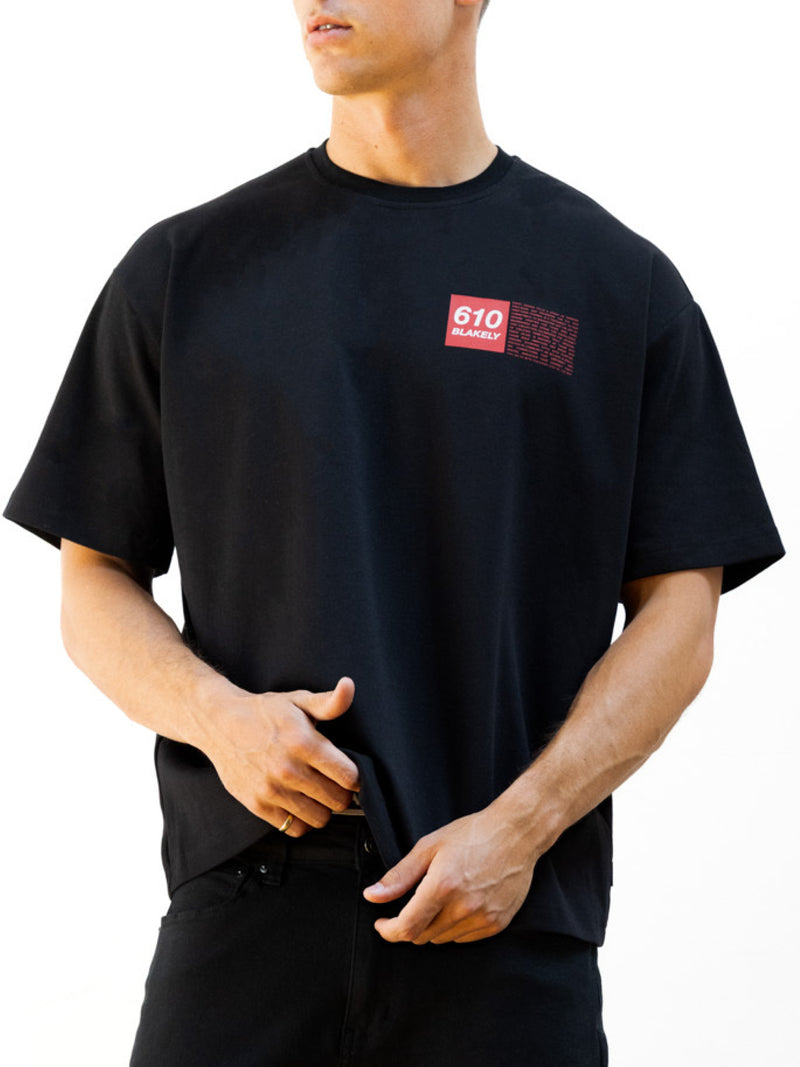 Tribeca 610 Unfitted T-Shirt - Black