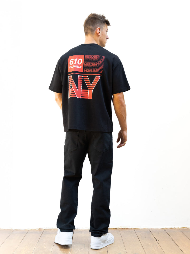 Tribeca 610 Unfitted T-Shirt - Black