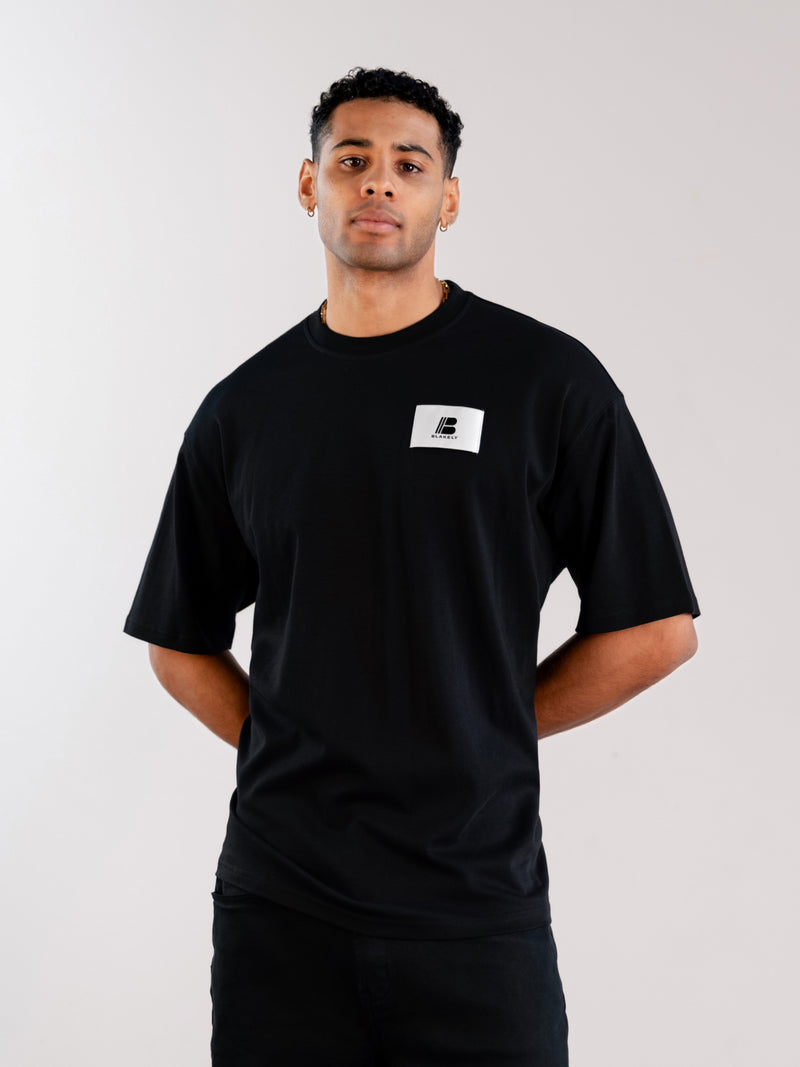 Apex Label Relaxed T-Shirt - Black