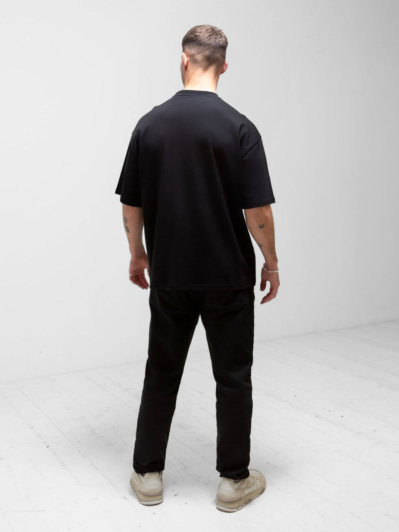 Apex Label Relaxed T-Shirt - Black