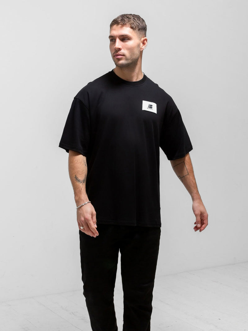 Apex Label Relaxed T-Shirt - Black