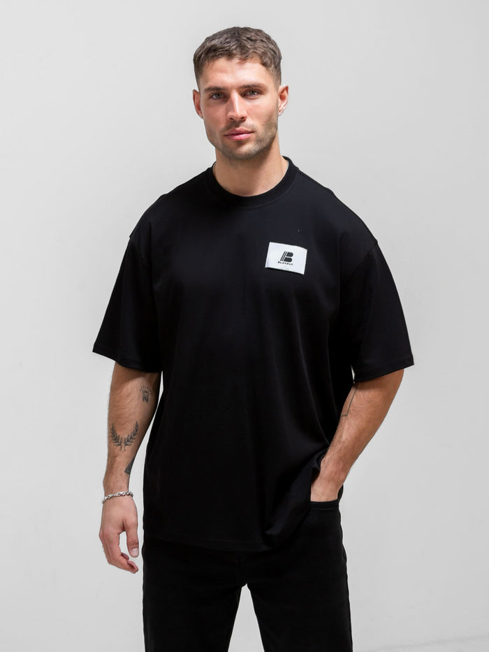 Apex Label Relaxed T-Shirt - Black