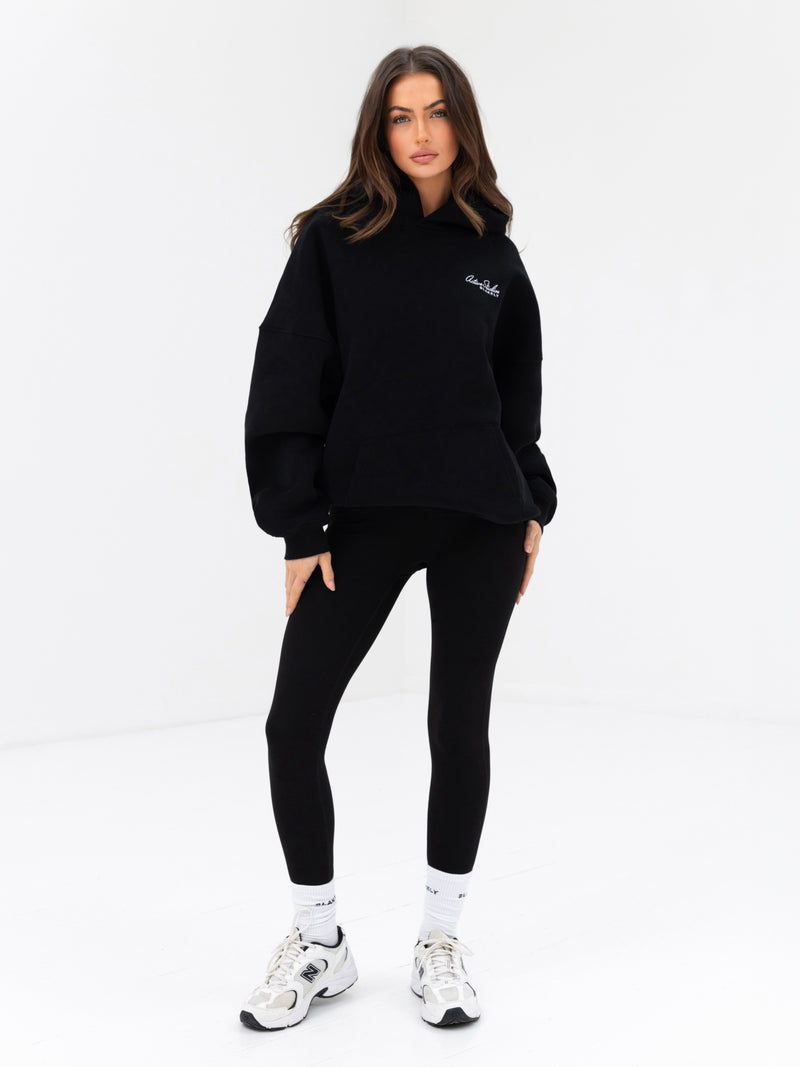 Addie Oversized Hoodie - Black