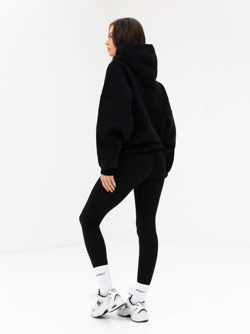 Addie Oversized Hoodie - Black
