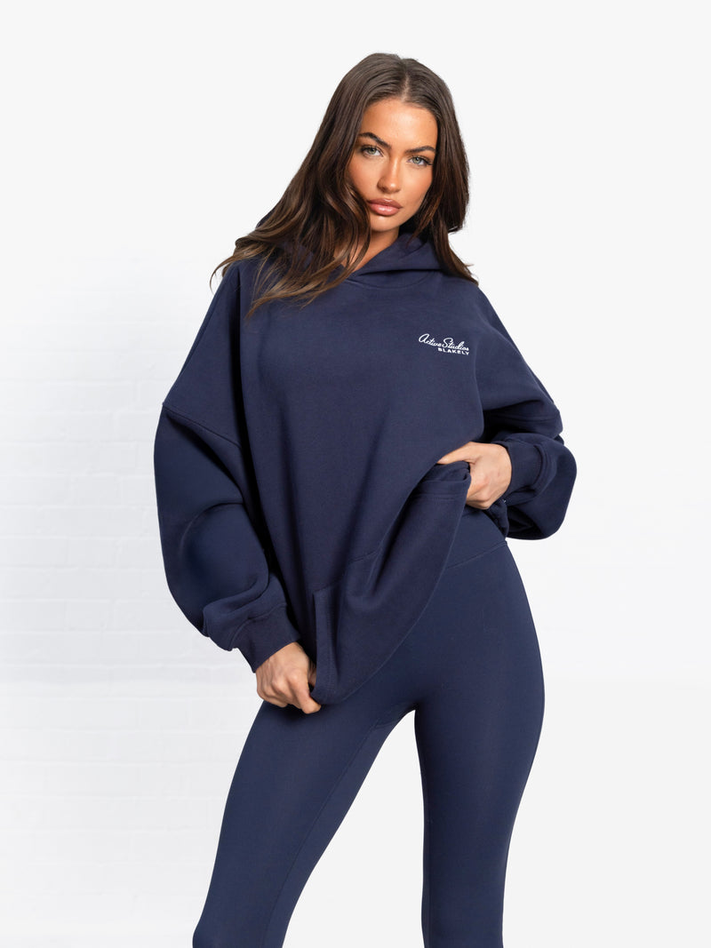 Addie Oversized Hoodie - True Navy