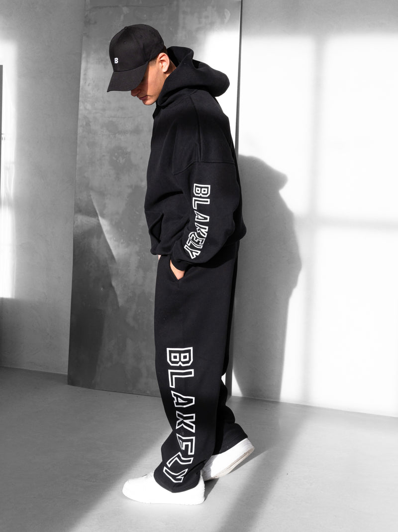 Miles Relaxed Hoodie - Black