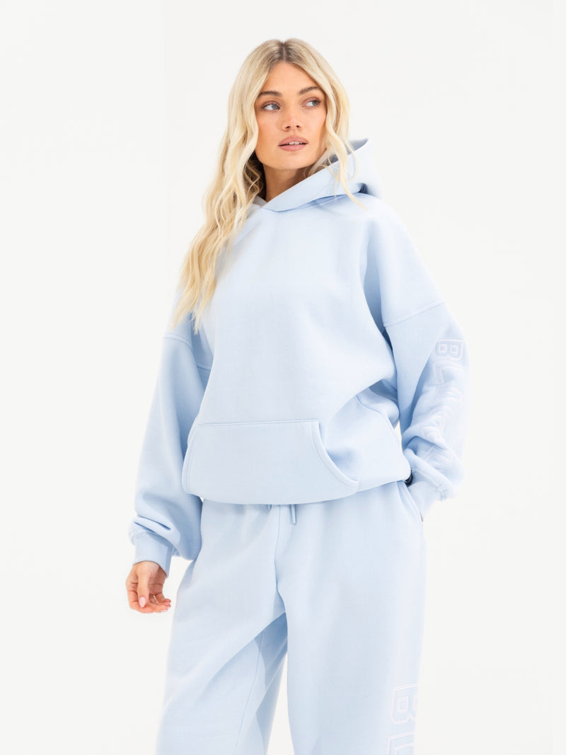Alexis Oversized Hoodie - Powder Blue