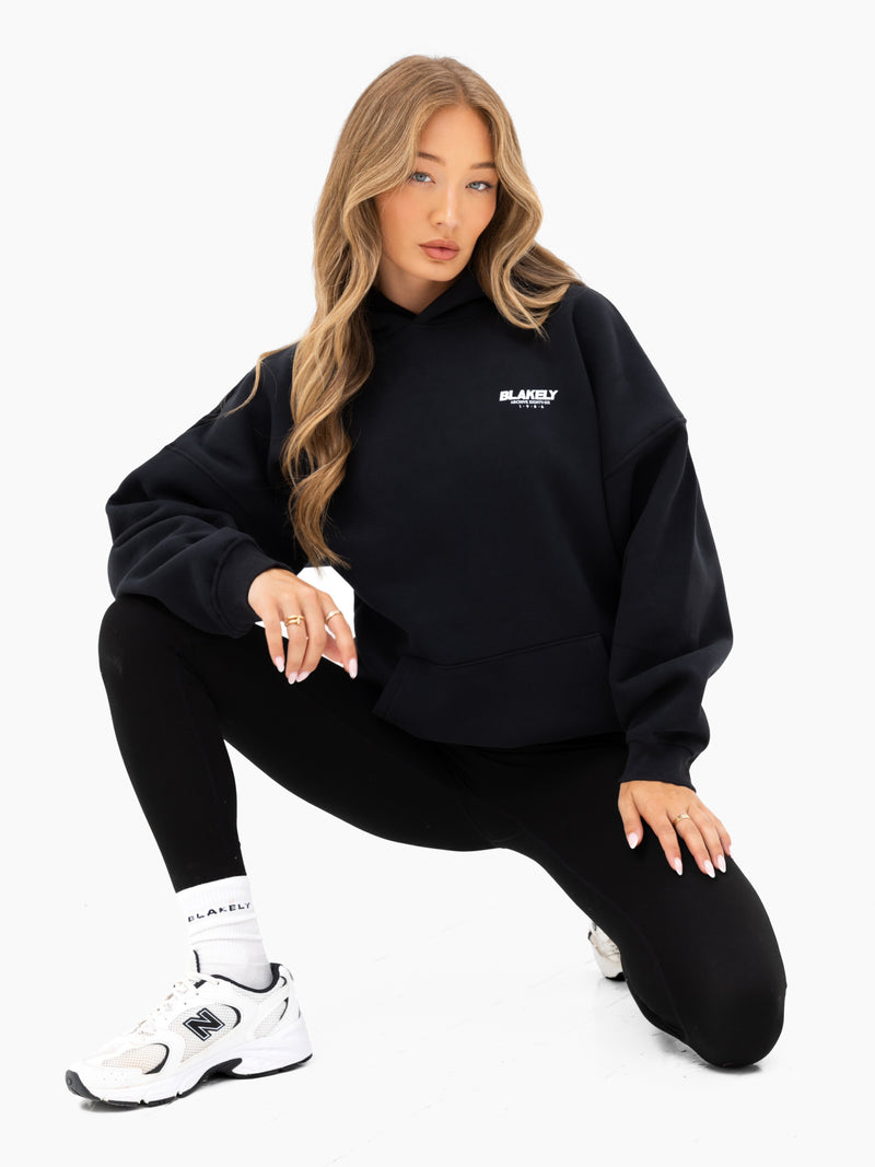 Jodi Oversized Hoodie - Black