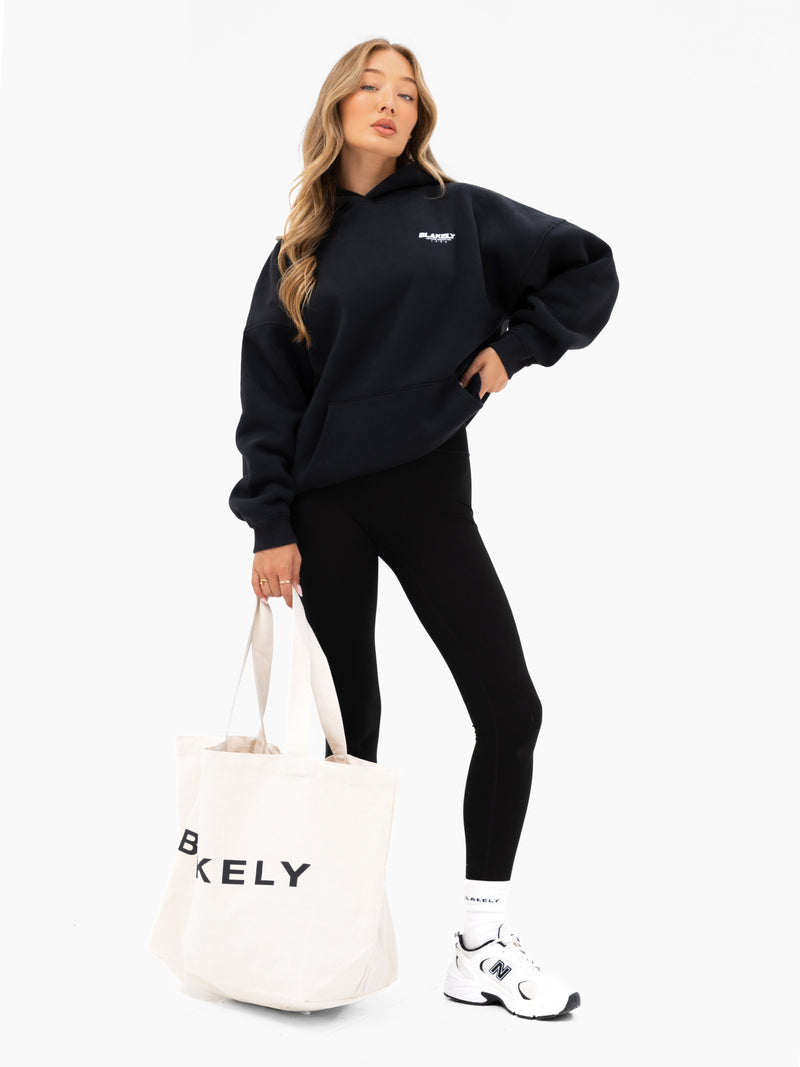 Jodi Oversized Hoodie - Black