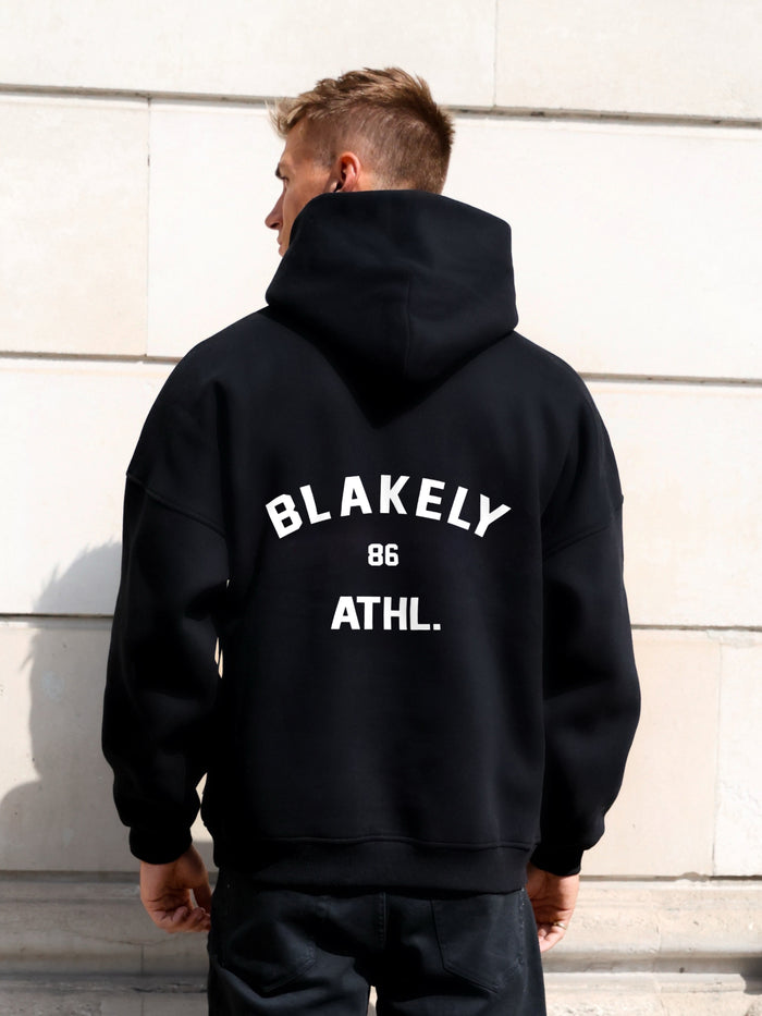 Niko Relaxed Hoodie - Black