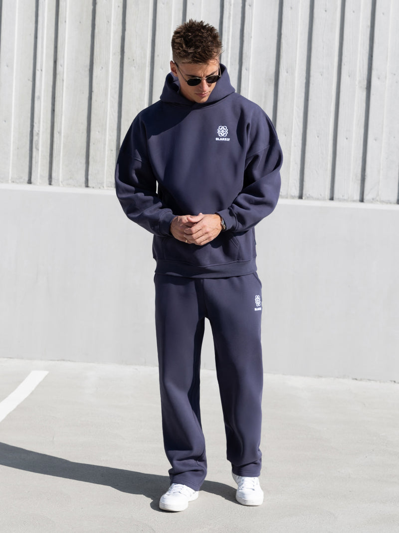 Mateo Relaxed Hoodie - True Navy