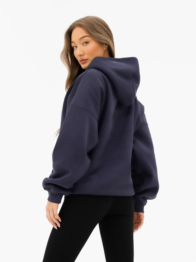 Iris Oversized Hoodie - True Navy