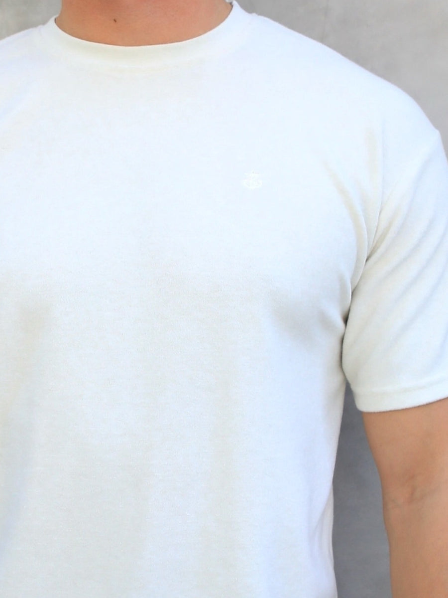 Soft Textured T-Shirt - Off White