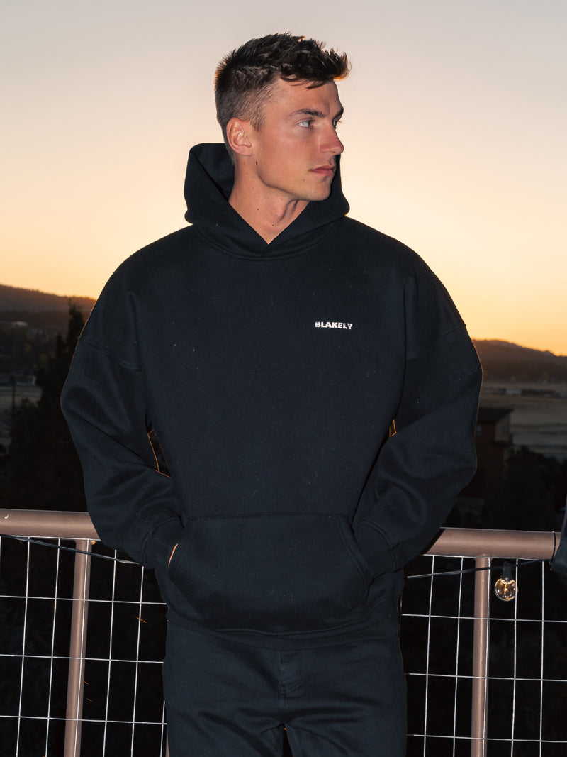 Arlow Altitude Relaxed Hoodie - Black