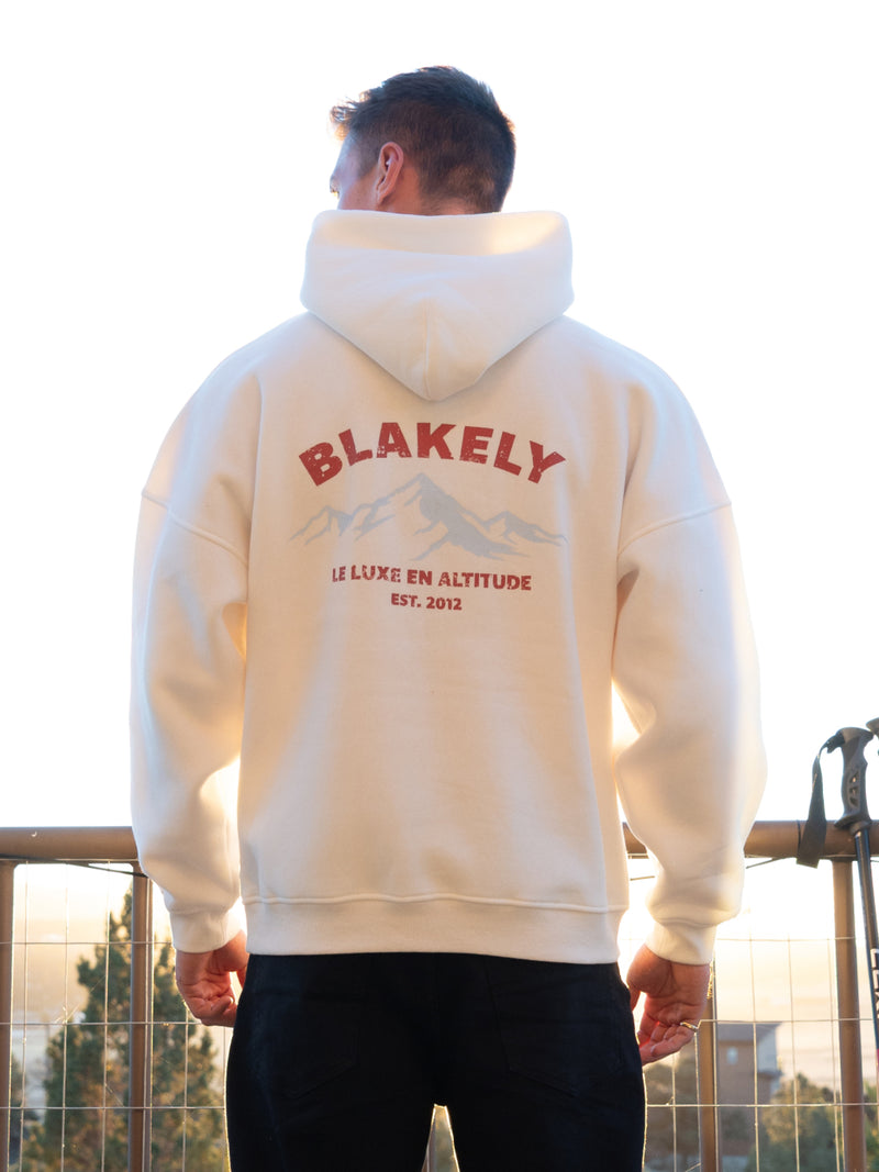 Arlow Altitude Relaxed Hoodie - Flat White