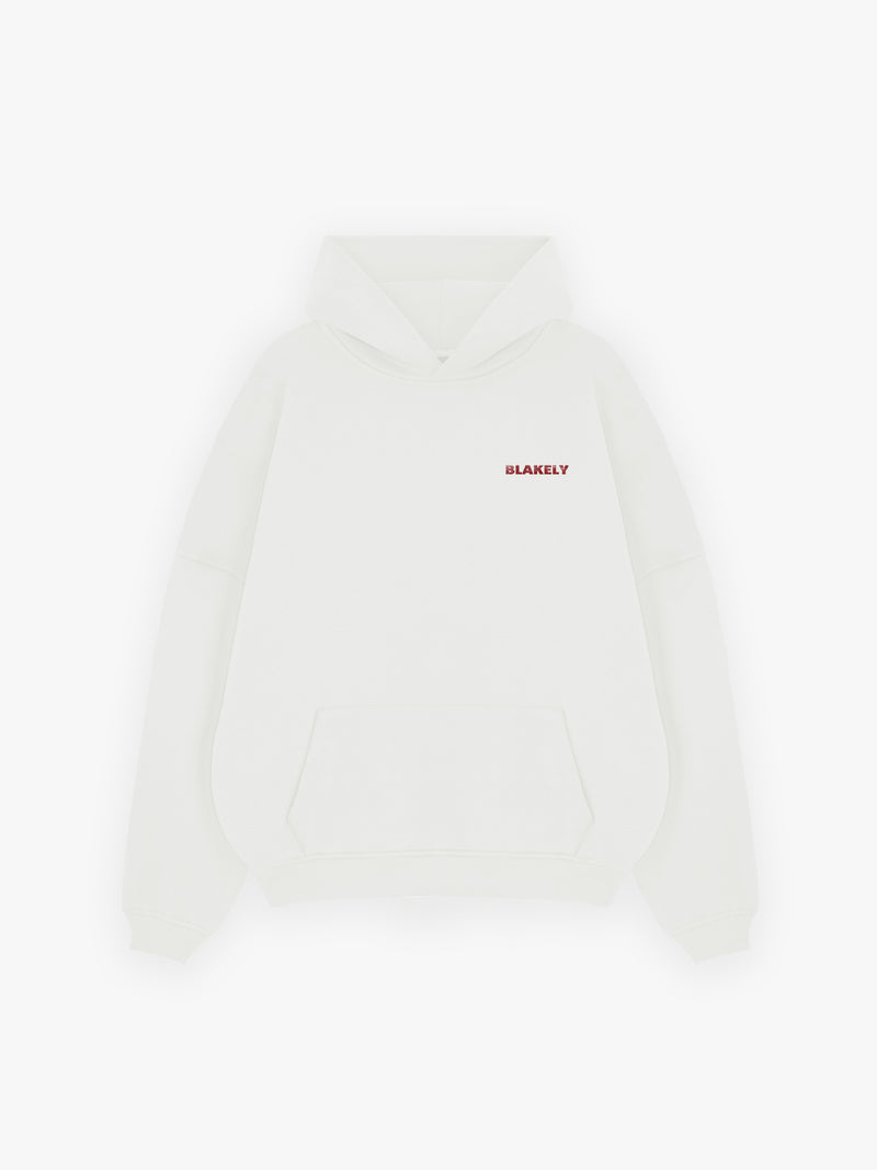 Sonny Ski Relaxed Hoodie - White