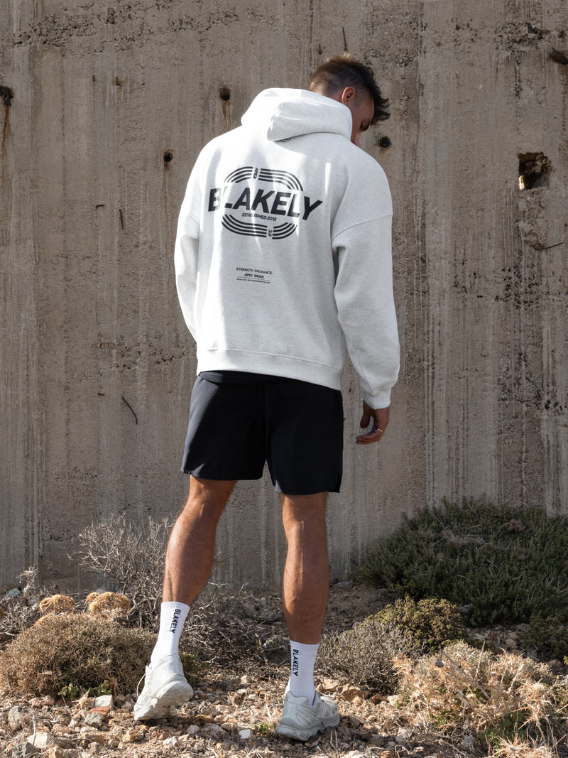 Track Active Hoodie - Marl White