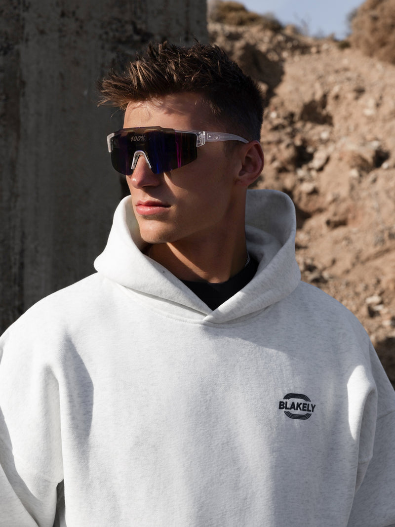 Track Active Hoodie - Marl White