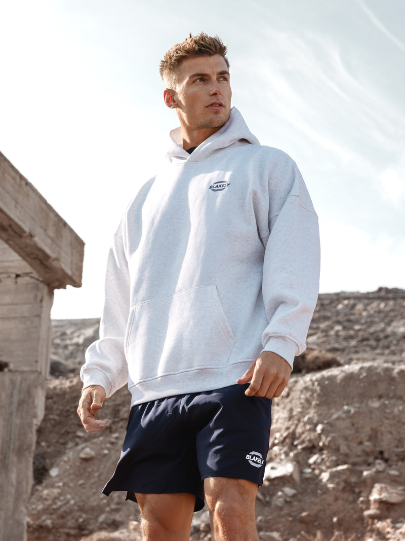 Track Active Hoodie - Marl White