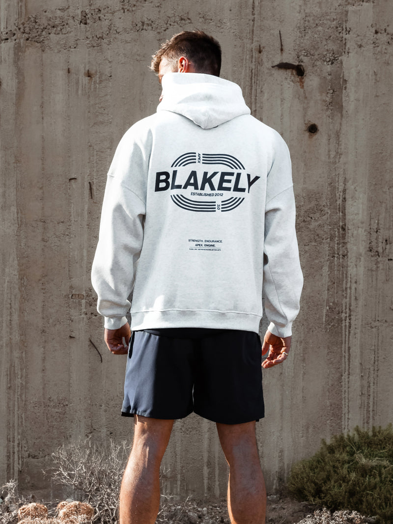 Track Active Hoodie - Marl White