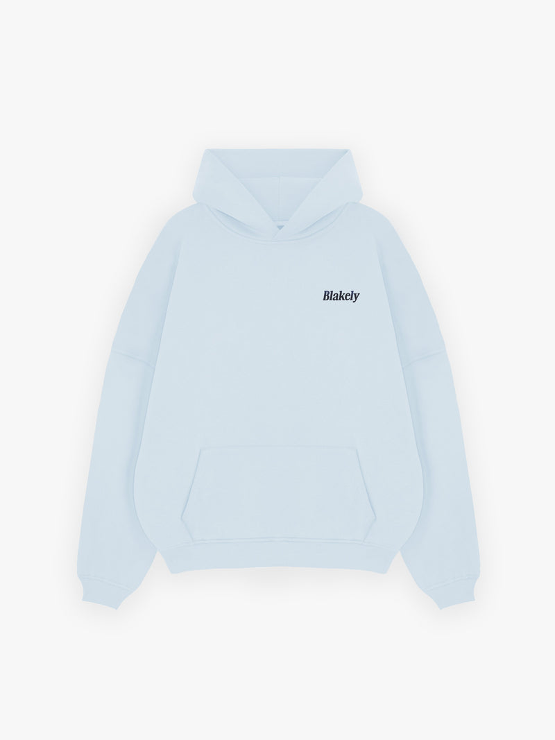 Halden Relaxed Hoodie - Soft Blue