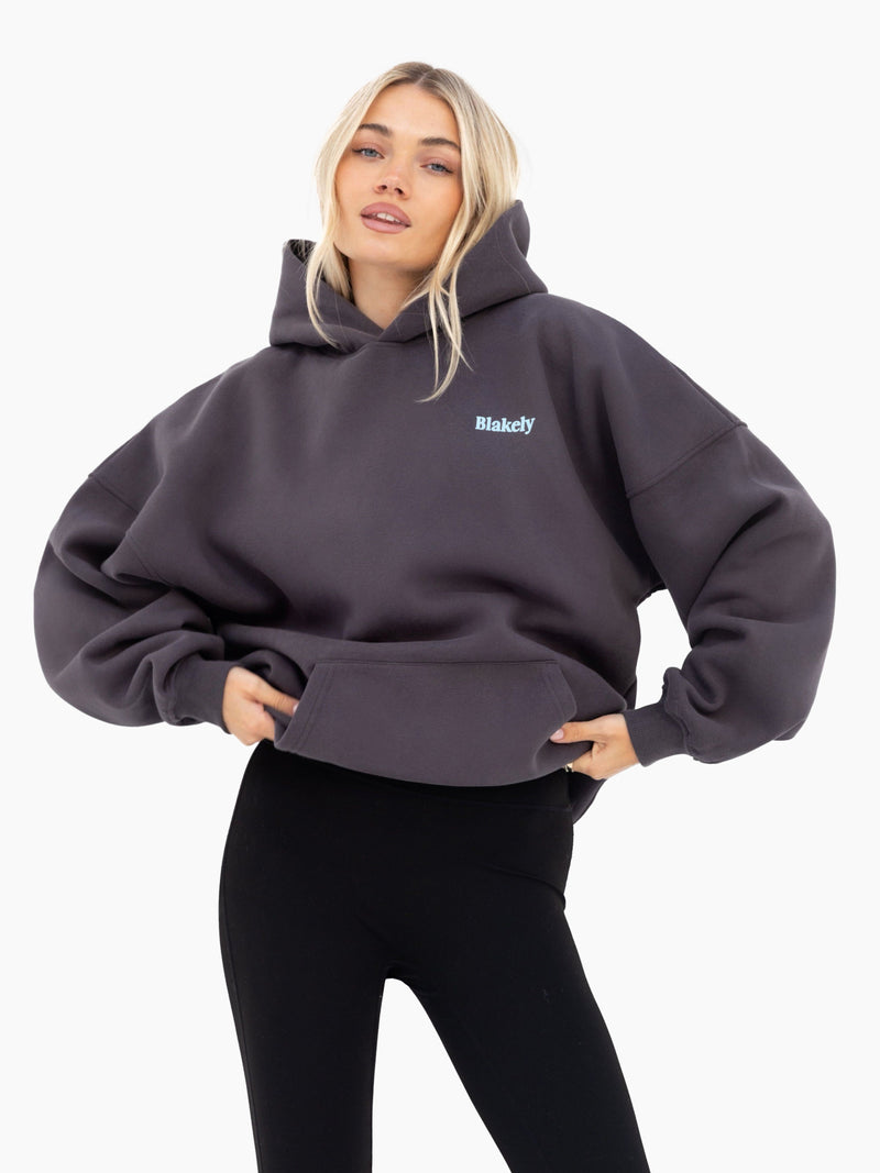 Saskia Oversized Hoodie - Graphite