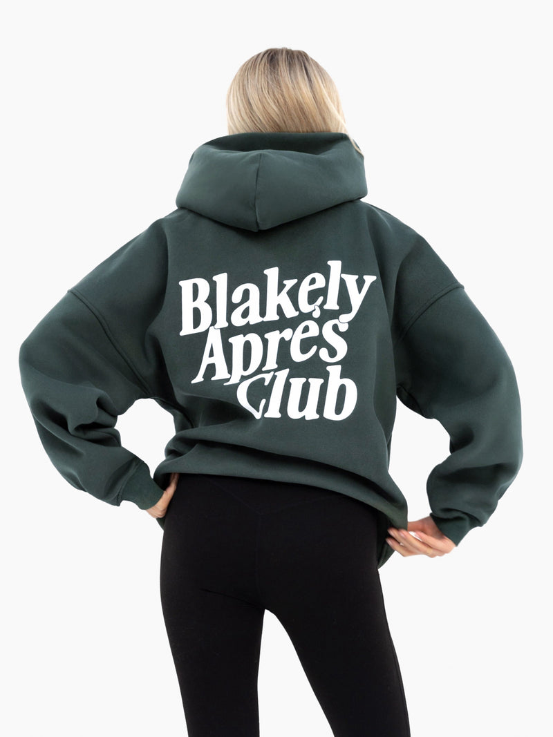 Saskia Oversized Hoodie - Dark Green